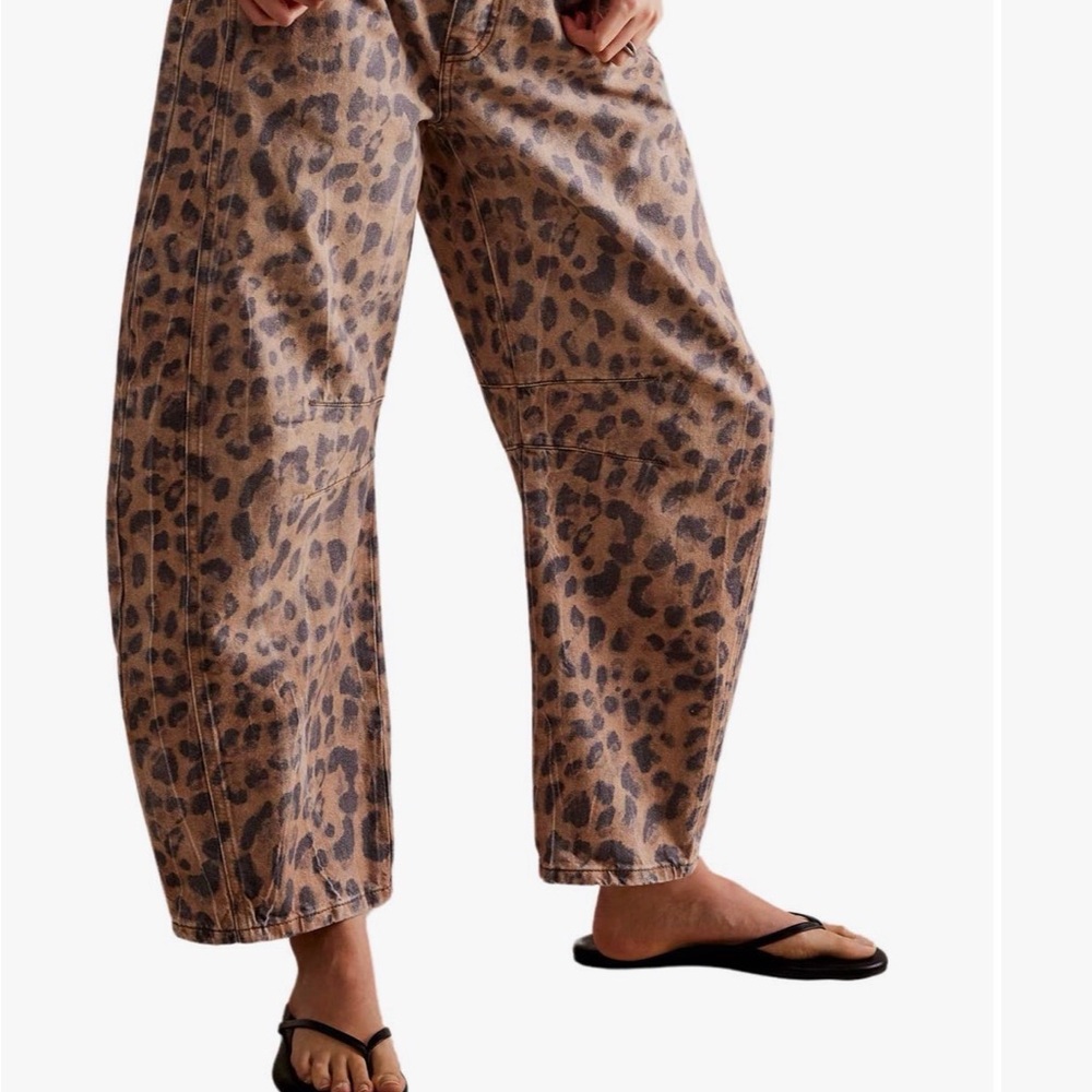 Free People Good Luck Barrel Jeans